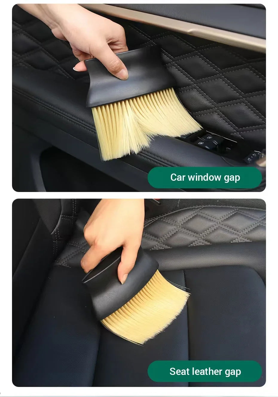 Car Air Outlet Cleaning Brush Dashboard Air Conditioner Detailing Dust Sweeping Tools Auto Interior Home Duster Brushes