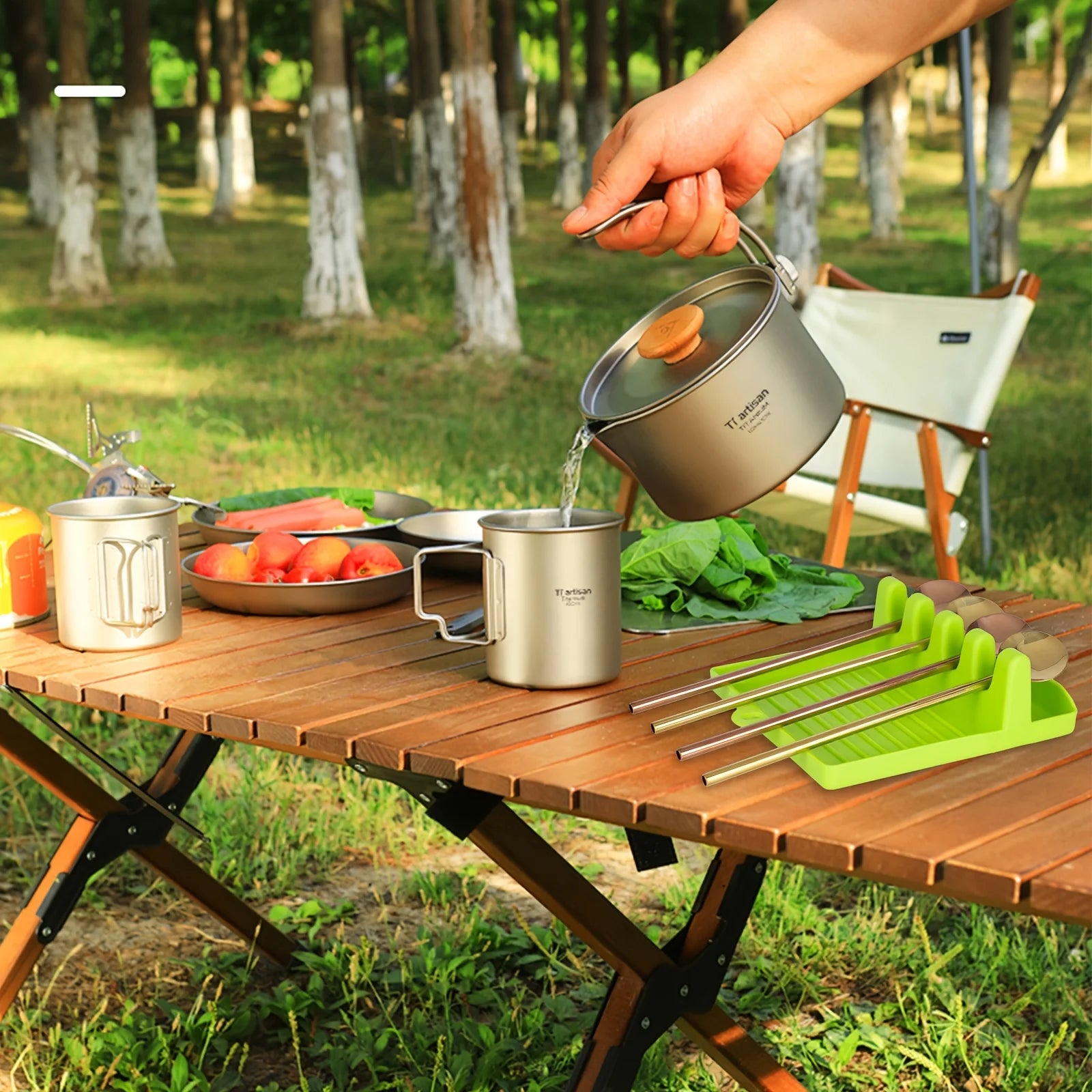 Multi functional spatula rack, kitchen storage rack, household plastic pot cover rack, vegetable cutting board, storage rack