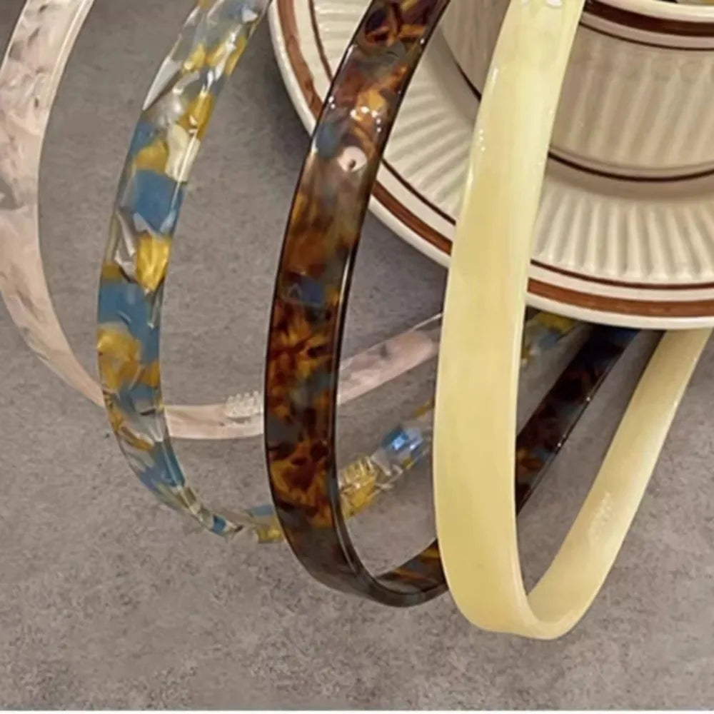 New Acetic Acid Headband Non-Clamping Ear Bone Hair Accessories For Women Fashion Sweet Hair Ornament Girls Hairband