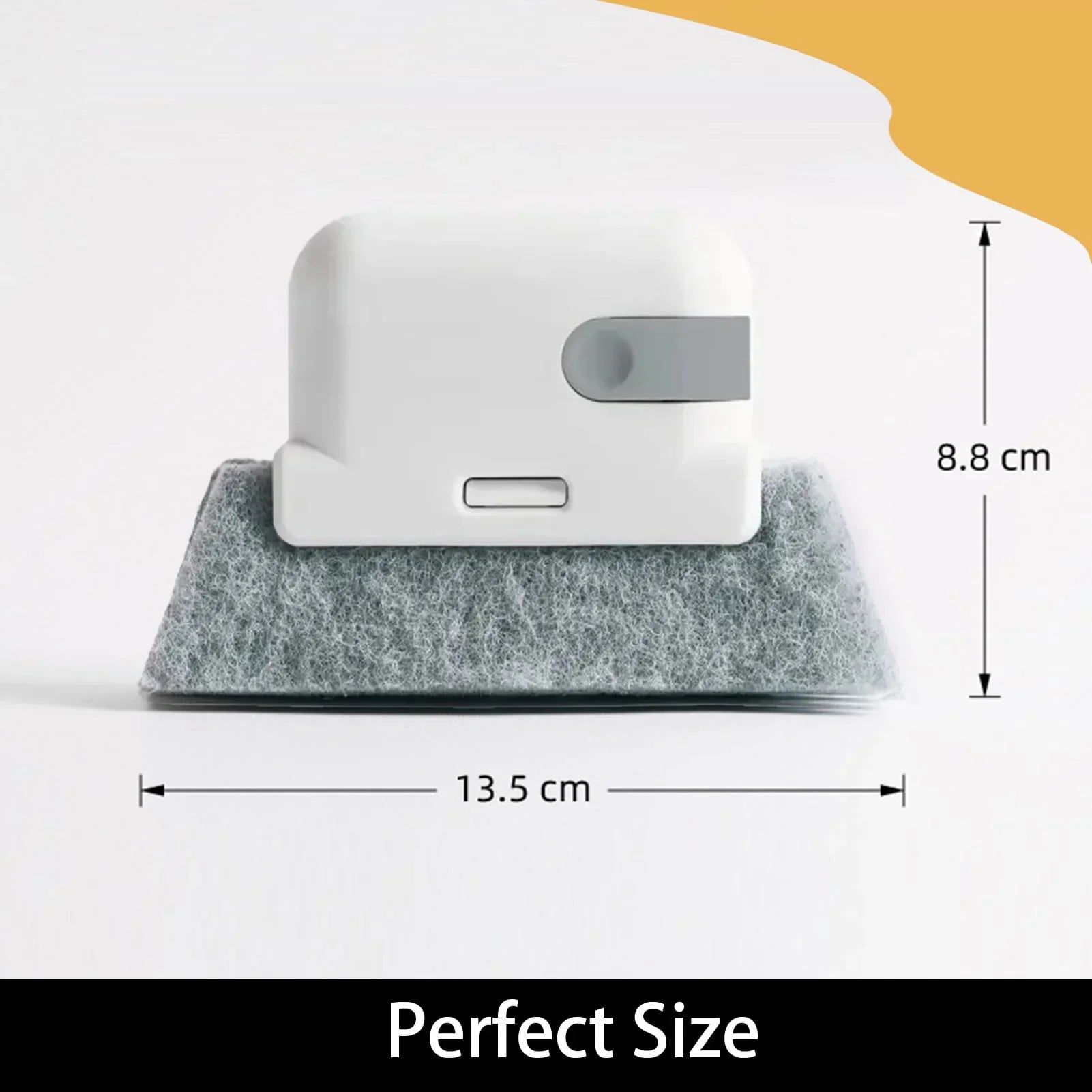 Glass Window Groove Frame Cleaning Brush Tool Multi Functional 2 in 1 Sliding Door Track Groove Brush glass Dead Corner Gap Brush