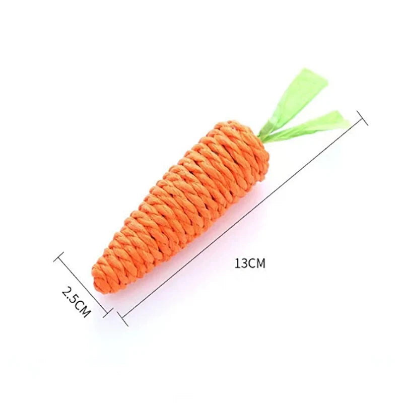 Cat toy carrot grinding stick tear resistant scratch resistant self entertaining toy suitable for cats to play with
