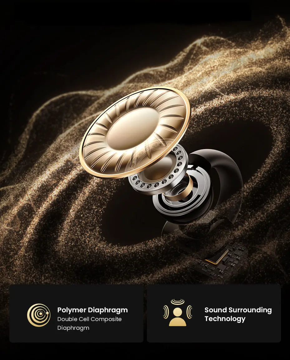 UGREEN HiTune S3 Open Ear Clip True Wireless Earbuds TWS Bluetooth Sports Earphones Headphones in Mic with Earhooks & Ear Hook