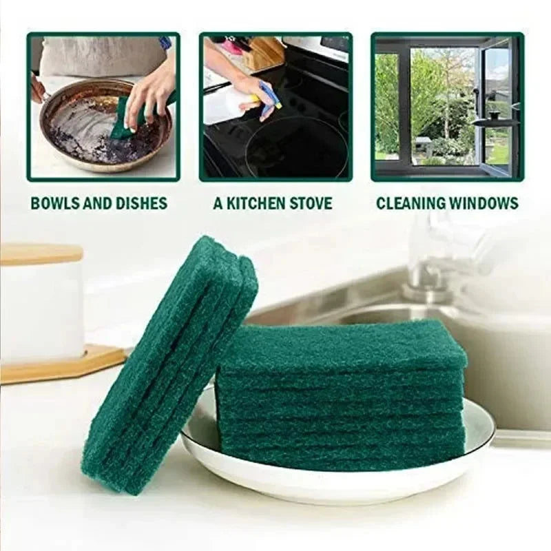 5/10Pcs Cleaning Wipe Pad Reusable Kitchen Cleaning Cloth Towels Soft Non-stick Oil Dishcloth Household Kitchen Rag Clean Tools