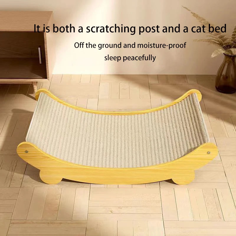 Removable cat scratching board wear-resistant and hair-proof multifunctional cat bed suitable for cats to chew cat toys