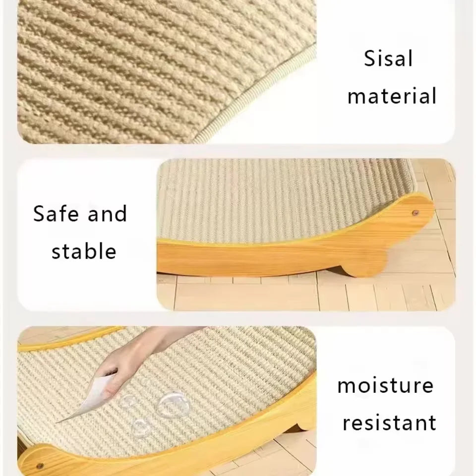 Removable cat scratching board wear-resistant and hair-proof multifunctional cat bed suitable for cats to chew cat toys