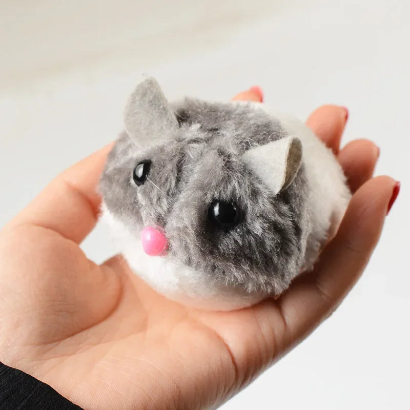 Cute Mouse Cat Toys Cat Supplies Plush Toy Shake Movement Mouse Pet Kitten Funny Plush Little Mouse Interactive Cat Toys