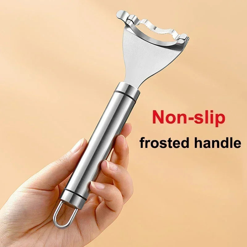 Stainless Steel Corn Peeler Scraper Serrated Corn Cob Stripper Tool Cob Shaver Planer Thresher Cutter Kitchen Vegetable Gadgets