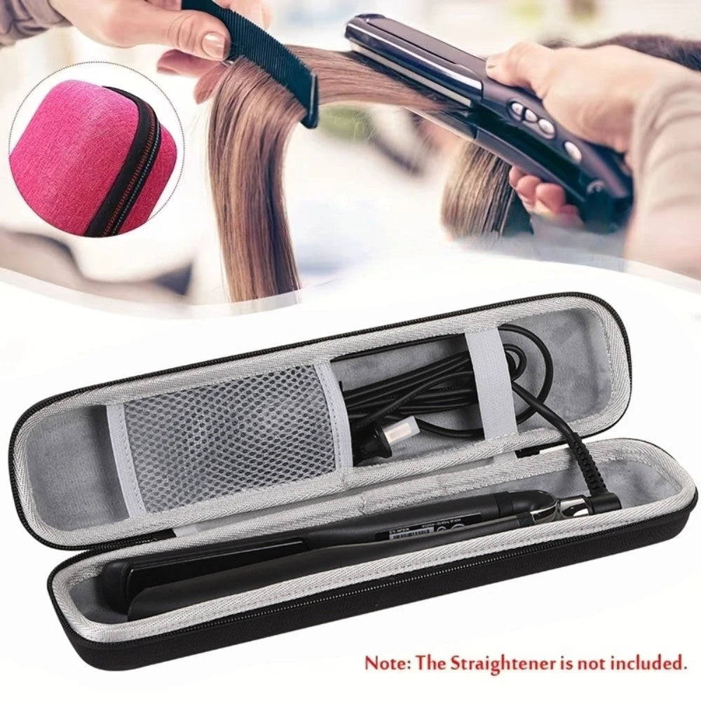 Curling Iron Travel Case Hard Carry Bag Straightener Curling Irons Styler Handle EVA Flat Cases Vacation Styling Accessories