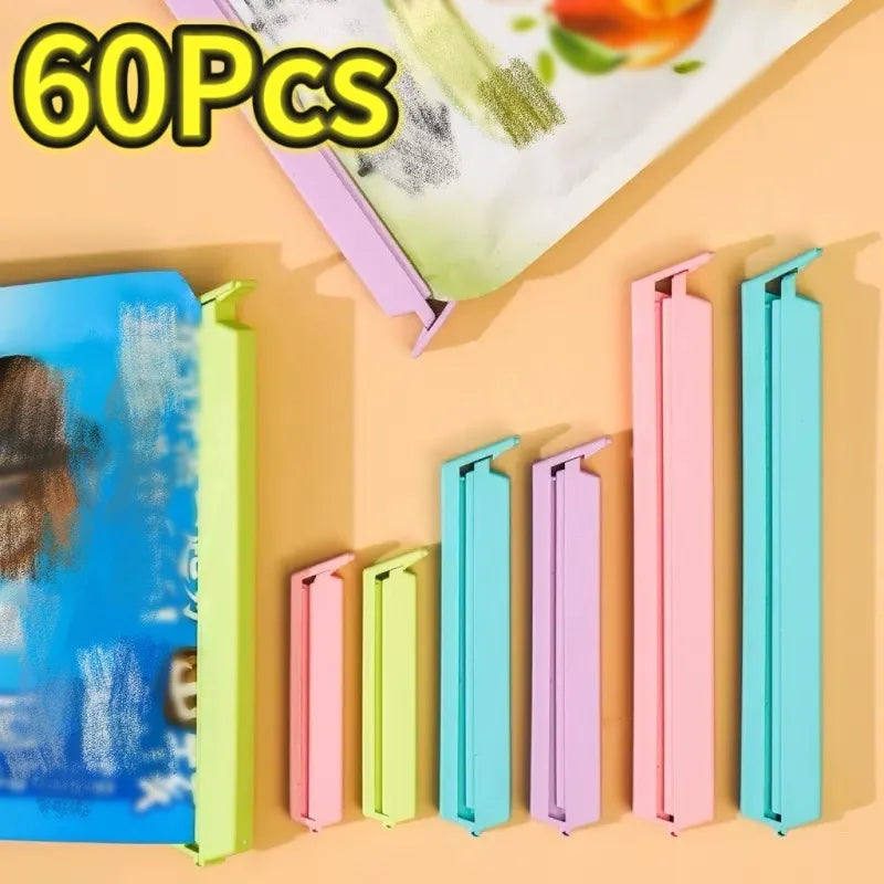 Portable New Kitchen Storage Food Snack Seal Sealing Bag Clips Sealer Clamp Plastic Tool Kitchen Accessories