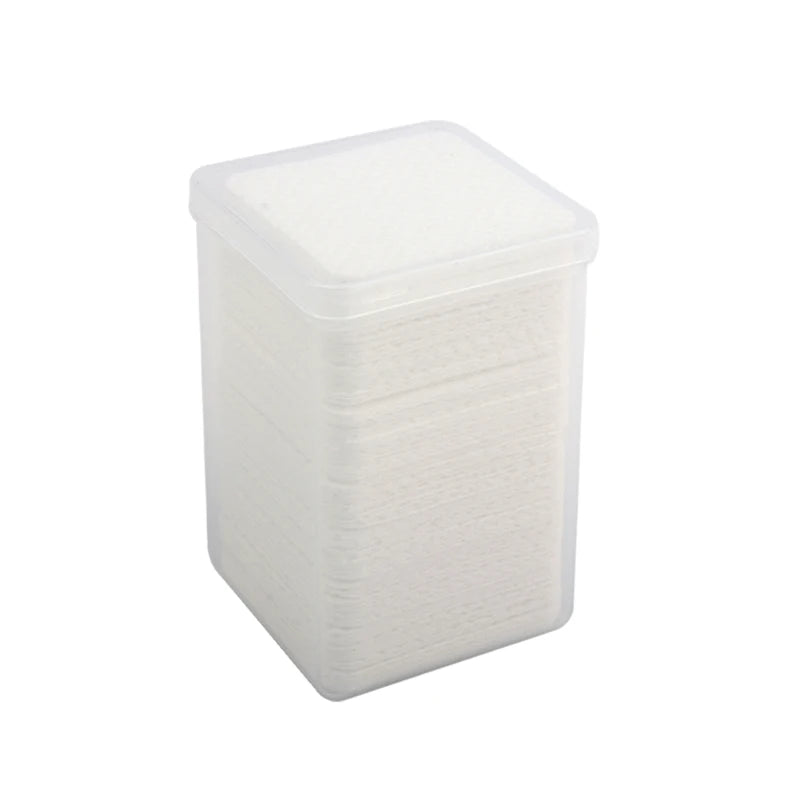 200PCS/Box Disposable Remover Cotton Pad Wipes Nail Polish Eyelashes Glue Cleaner Lint-Free Paper Pad Cleaning Manicure Supplies
