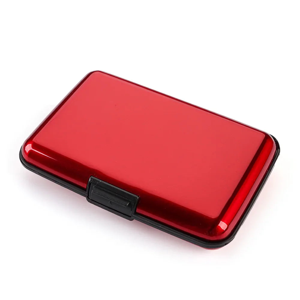 Aluminum Anti-Theft Wallets RFID Blocking Credit Card Holder RFID Wallet Metal Waterproof ID Card Case Coin Purse for Men Women