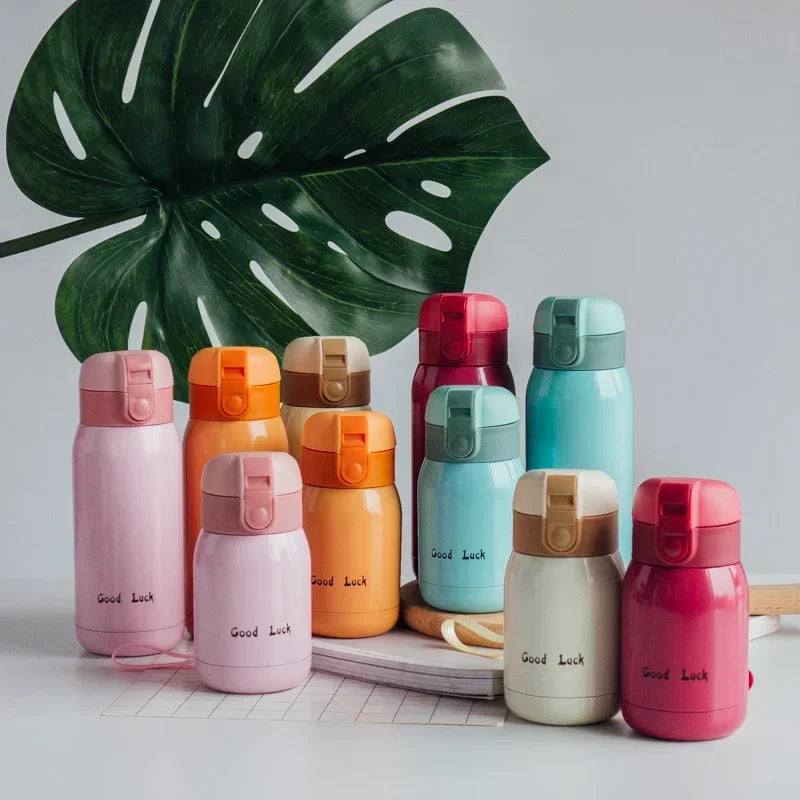 Mini Thermos Cup 200ml/360ml Pocket Cup Thermal Coffee Mug Stainless Steel  Vacuum Flask Insulated Hot Water Bottle Kids Gift