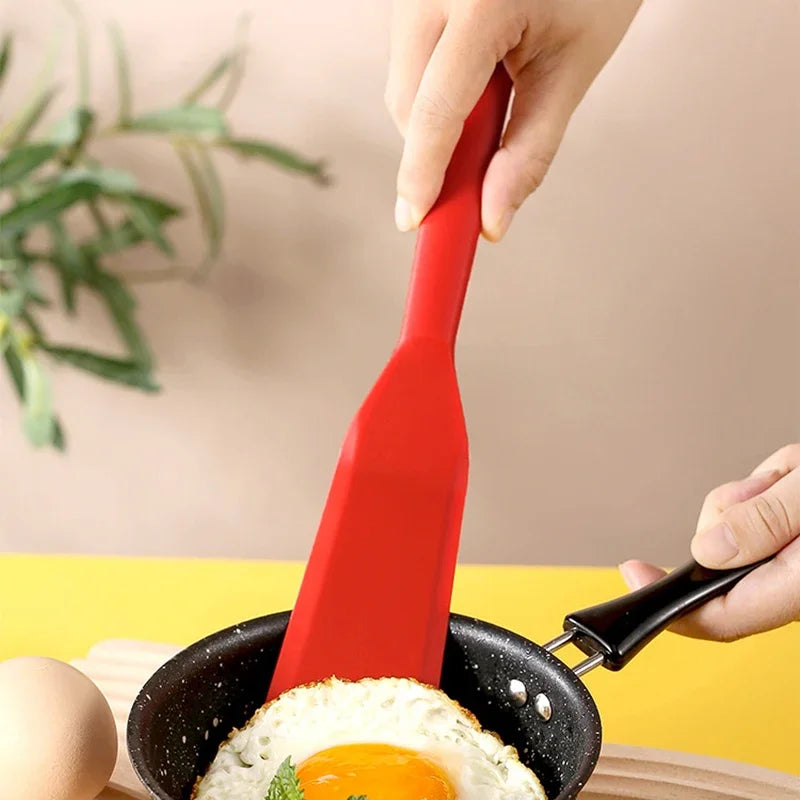 Baking Tools 7 Color Silicone Frying Shovel Non-stick Surface Kitchen Pancake Fried Egg Transfer Shovel Steak Shovel Kitchen