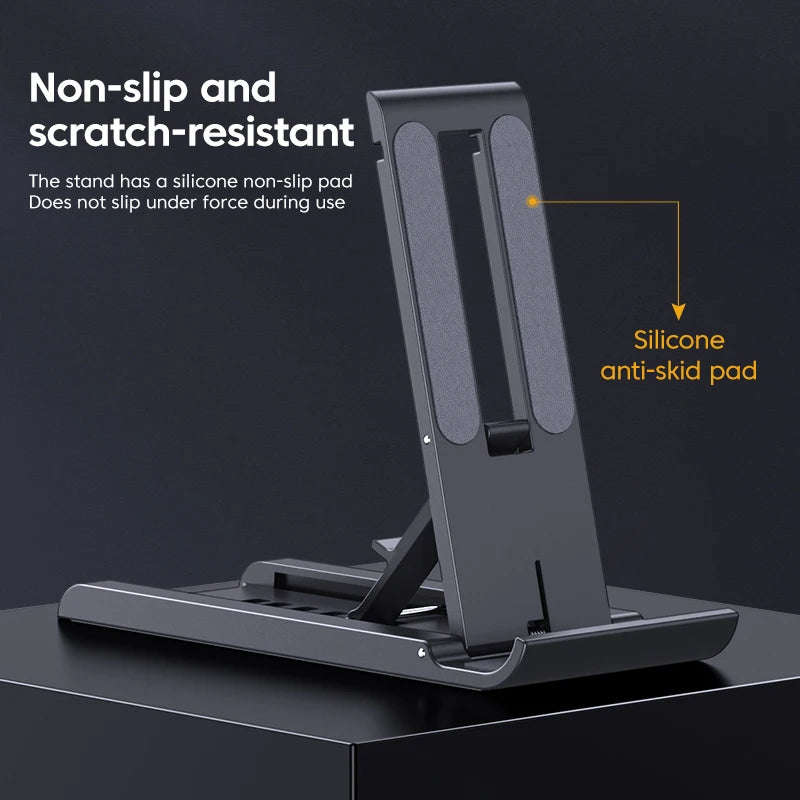Foldable Desktop Phone Holder Portable Mini Moblie Phone Stand For Xiaomi iPhone Samsung Huawei Smart Phone iPad Tablet Holder