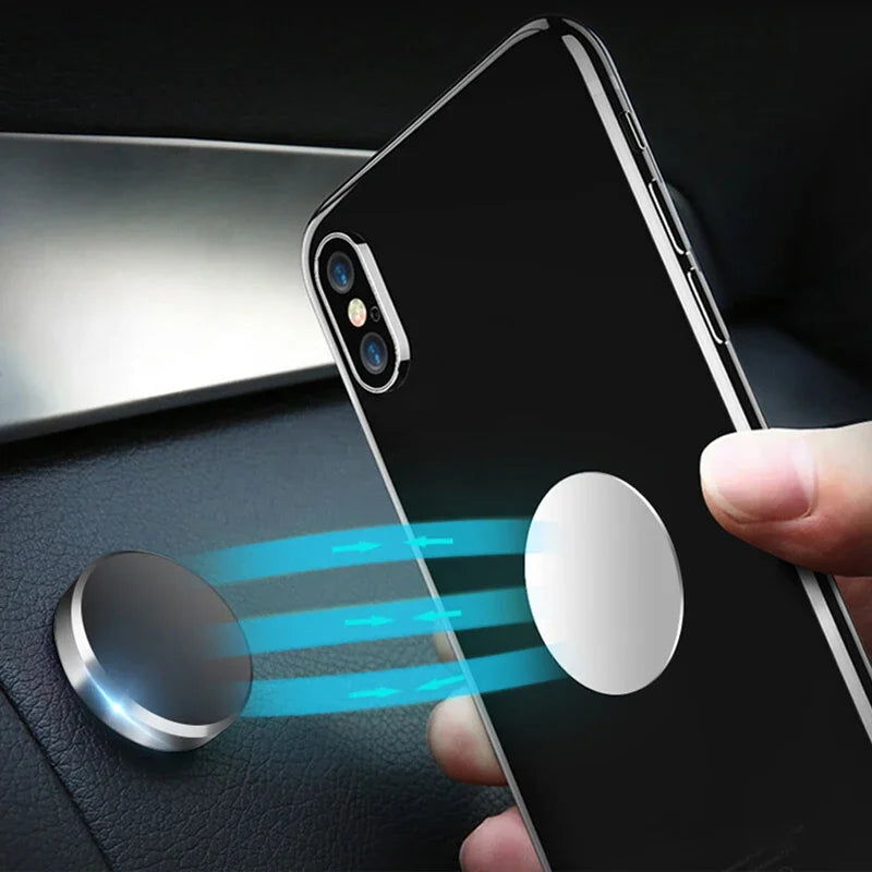 Magnetic Car Phone Holder Universal Car Phone Stand For iPhone Samsung Dashboard Wall Mounted Car Magnet Sticker