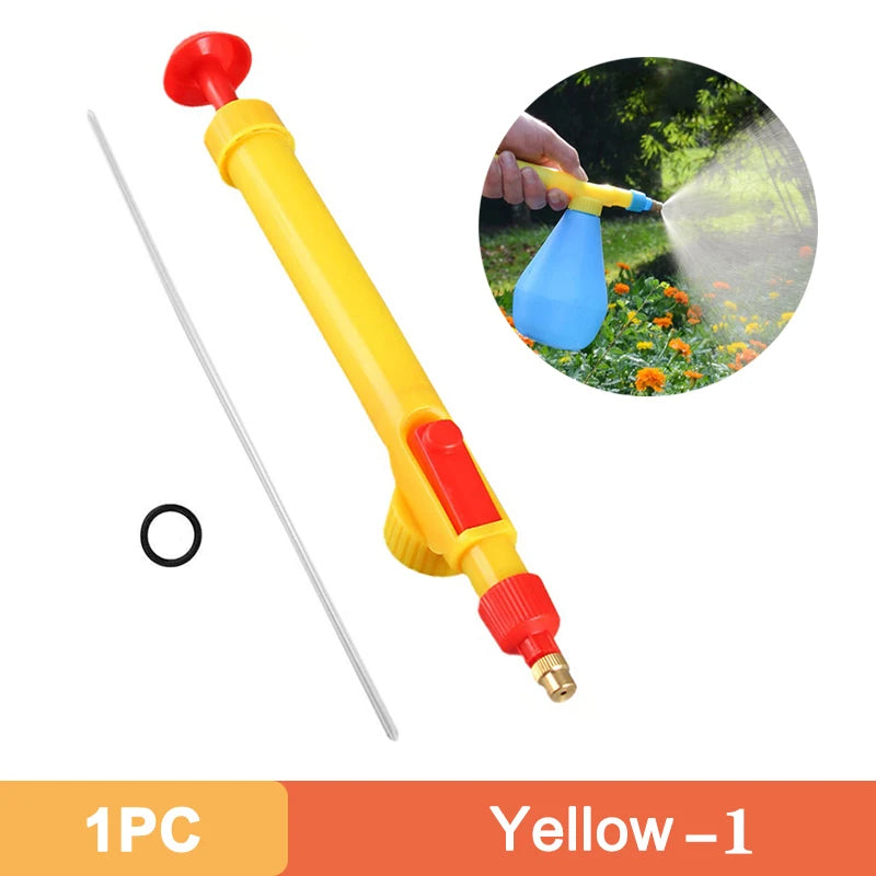 Manual High Pressure Air Pump Sprayer Adjustable Drink Bottle Spray Head Nozzle Garden Watering Tool Sprayer Gardening Tools