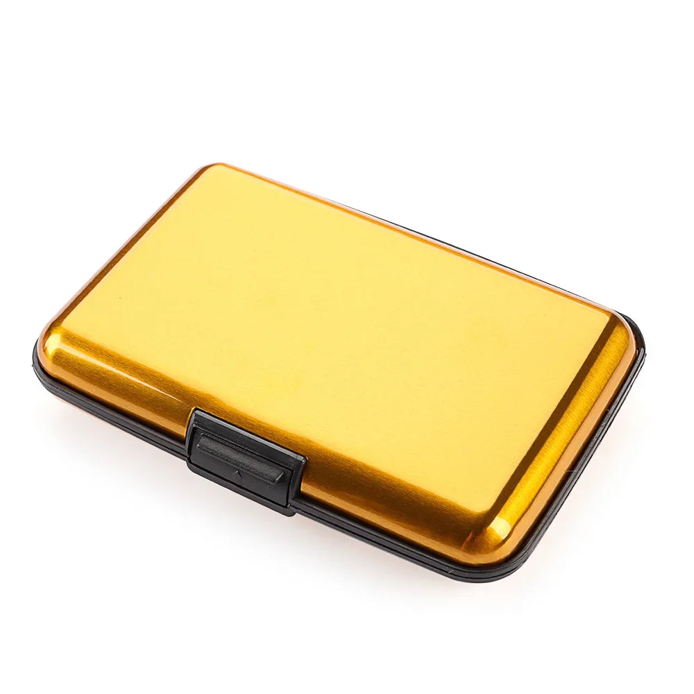 Aluminum Anti-Theft Wallets RFID Blocking Credit Card Holder RFID Wallet Metal Waterproof ID Card Case Coin Purse for Men Women