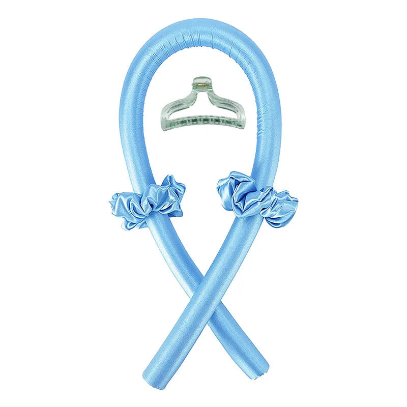 Heatless Curling Rod Headband Silk Curls Ribbon Hair Rollers Sleeping Soft Headband Lazy Hair Curlers Hair Styling Tools