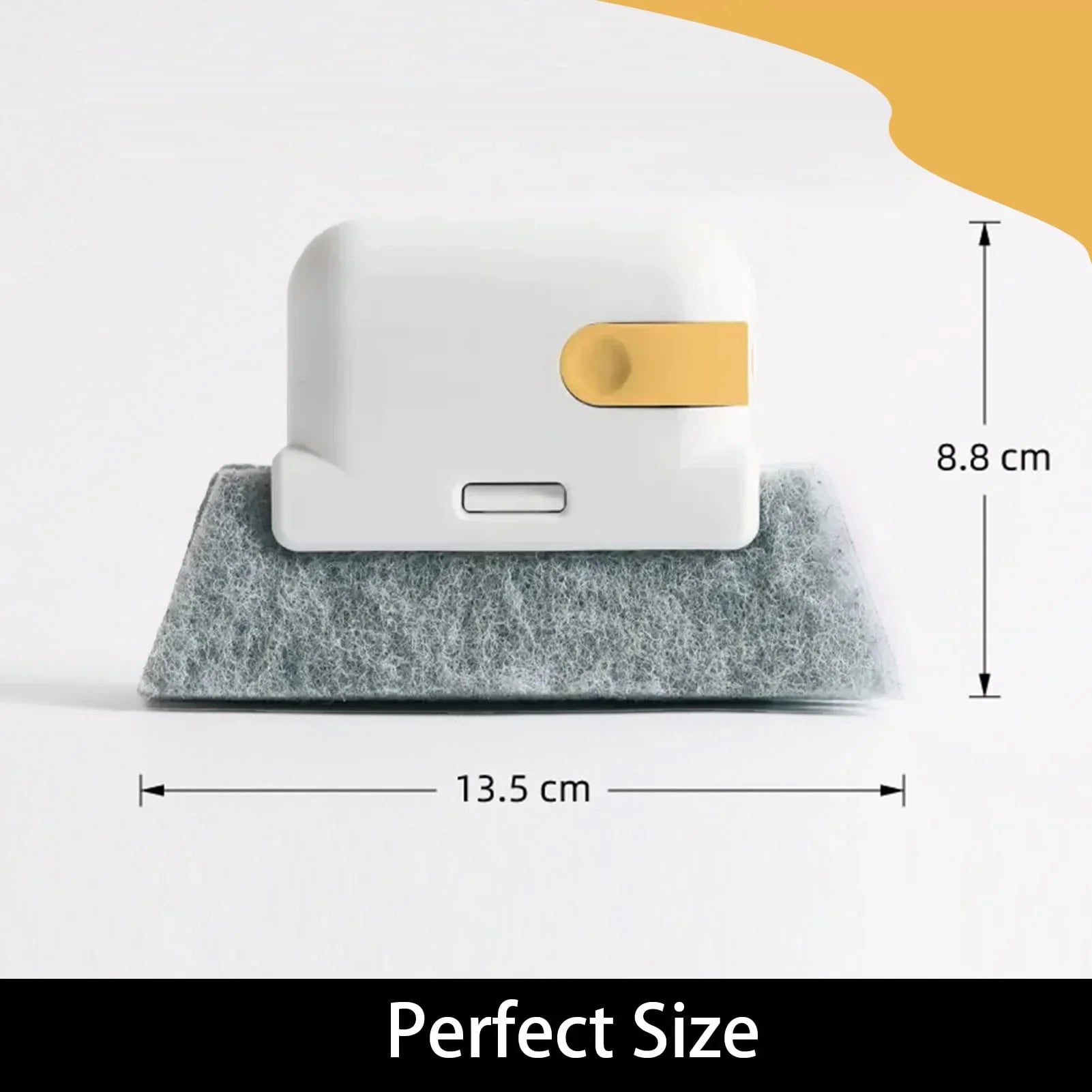 Glass Window Groove Frame Cleaning Brush Tool Multi Functional 2 in 1 Sliding Door Track Groove Brush glass Dead Corner Gap Brush