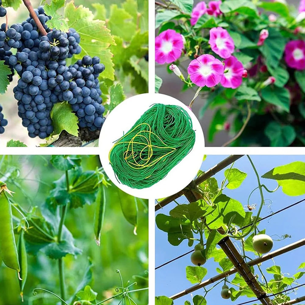 Thick Nylon Plant Trellis Strong Garden Climbing Netting Heavy Duty Mesh Net for Cucumber Tomato Grape Garden Accessories