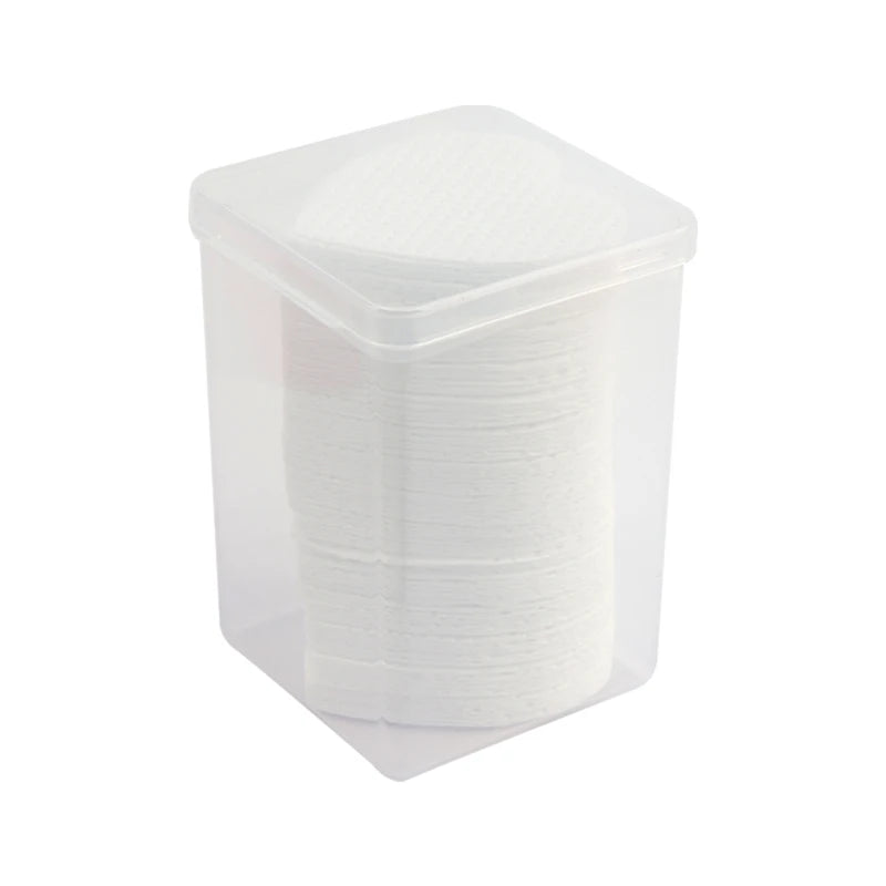 200PCS/Box Disposable Remover Cotton Pad Wipes Nail Polish Eyelashes Glue Cleaner Lint-Free Paper Pad Cleaning Manicure Supplies