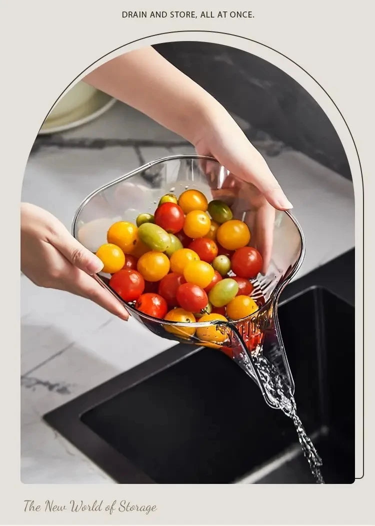 Multi-functional Drain Basket Sink Kitchen Sink Strainer Basket Strainer Sink Washing Basket Home Organizer Drain Fruit Strainer