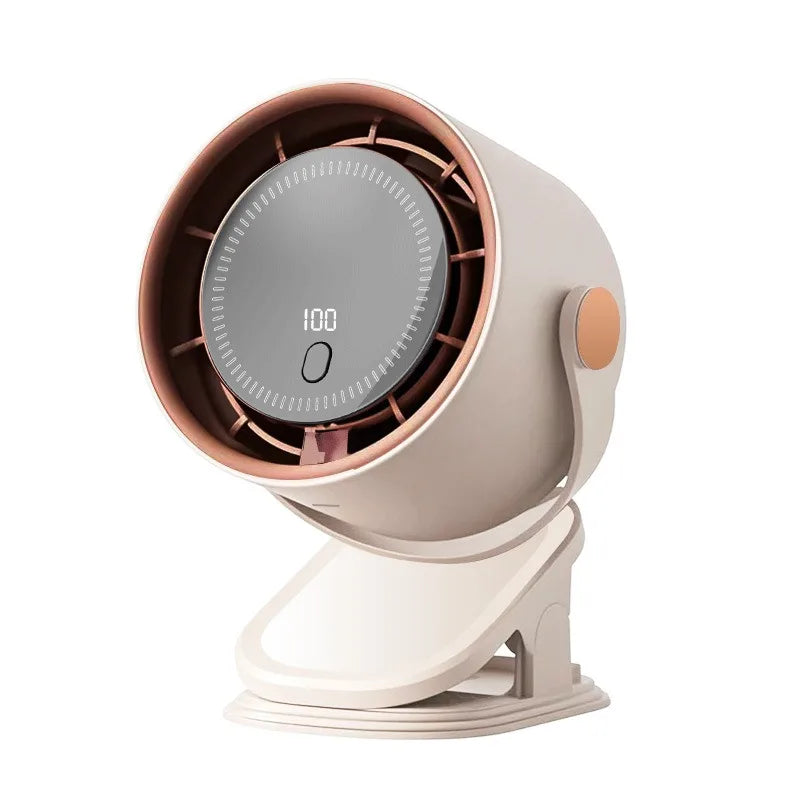 Multi-functional Circulating Fan With Clip 3-in-1 Turbo Fan Electric High-speed Clip Fan 100 levels of free adjustment Mini Fan