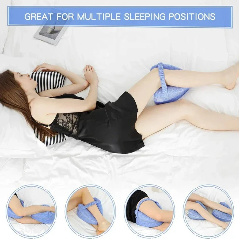 Memory Leg Pillow Hollow Heart Pregnancy Side Sleeper Sciatica Orthopedic Sciatica Back Hip Relief Pillow For Bed, Sofa