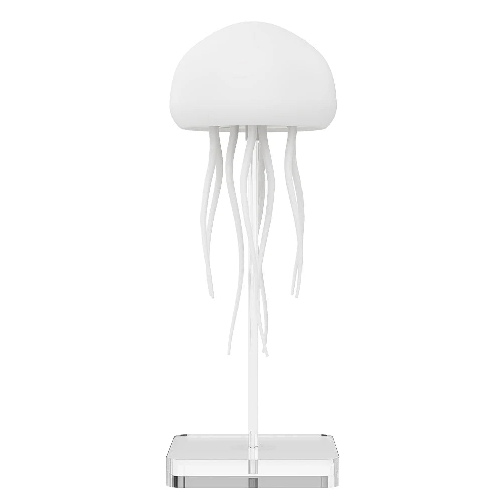 Gradient Voice Control Jellyfish Night Light RGB Cute Jellyfish Bedside Lamp Type-C Charging LED Night Lamp