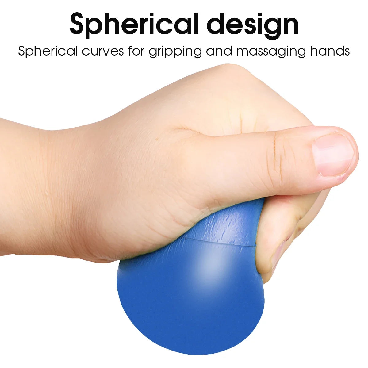 Thumb Exercise Gear Round Shape Finger Exerciser Ball Forearm Ergonomic Wrist Exercise Ball Grip Trainer Hand Dexterity