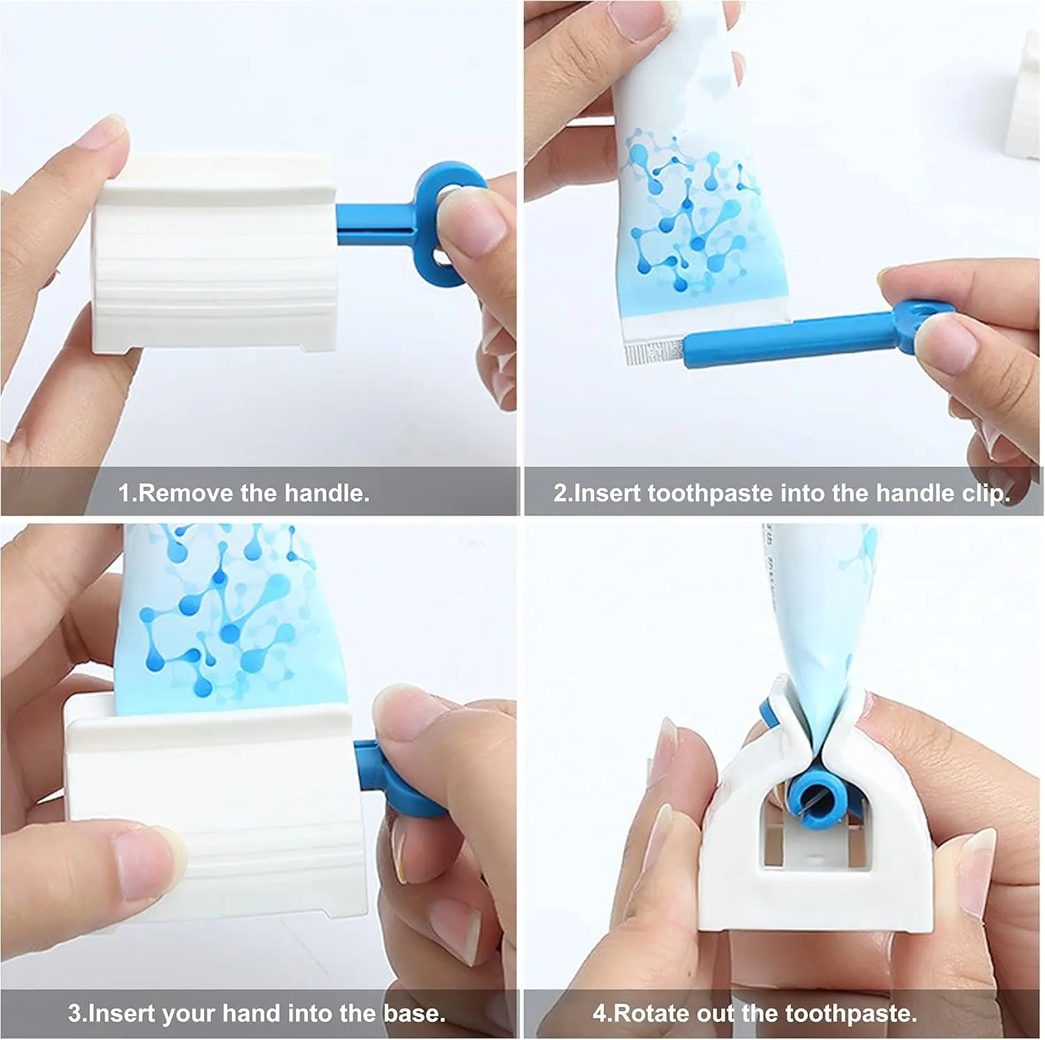 Tube Hand Cream Facial Cleanser Dispenser Holder Squeezer Toothpaste Squeezers Holder Portable Manual Squeeze Tools Household