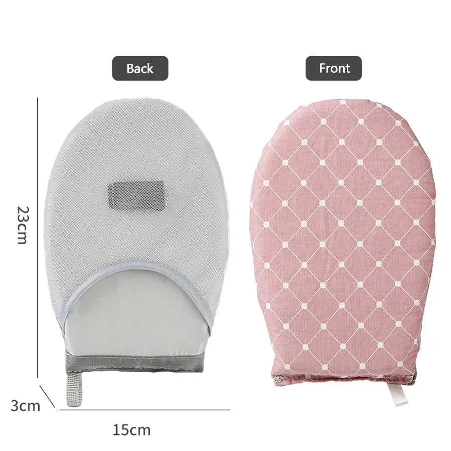 Handheld Mini Ironing Board Heat Resistant Clothes Garment Steamer Board Gloves Household Insulated Handheld Laundry Products