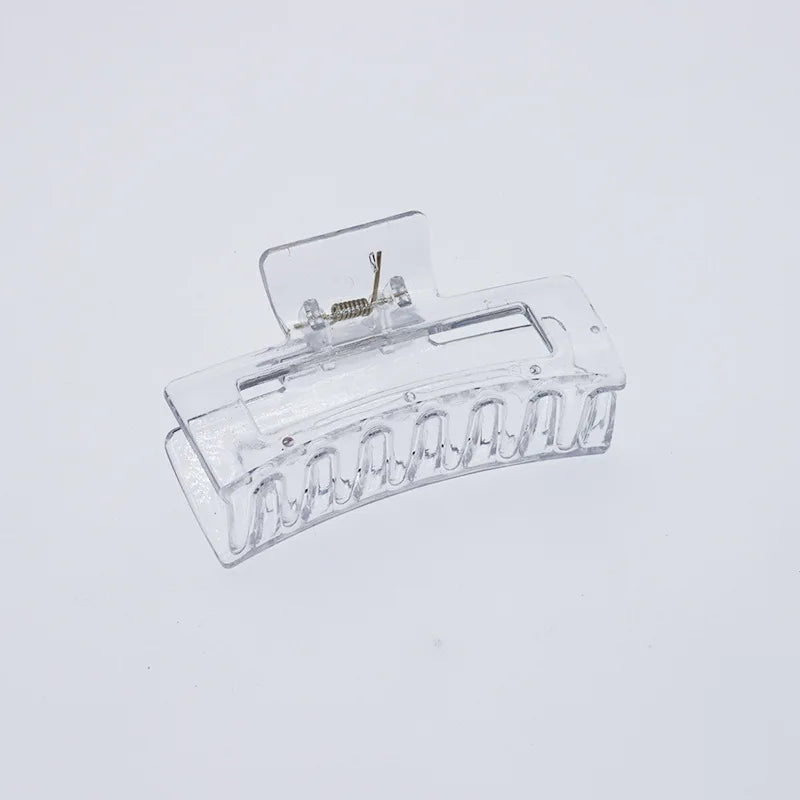 Women's Plastic Quadrate Hair Claws Hair Clips 8.5cm/3.35in Large Size Solid Barrette Crab Hair Clips Fashion Hair Accessories