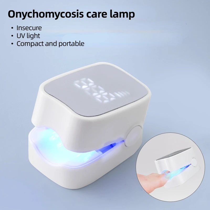 Rechargeable UV nail phototherapy instrument onychomycosis auxiliary tool UV nail phototherapy lamp cleaning lamp fungus lamp