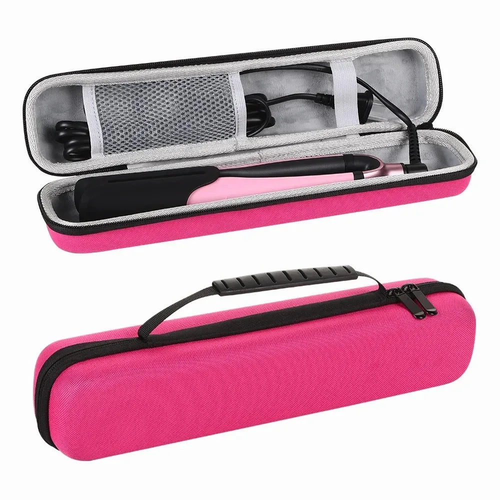 Curling Iron Travel Case Hard Carry Bag Straightener Curling Irons Styler Handle EVA Flat Cases Vacation Styling Accessories