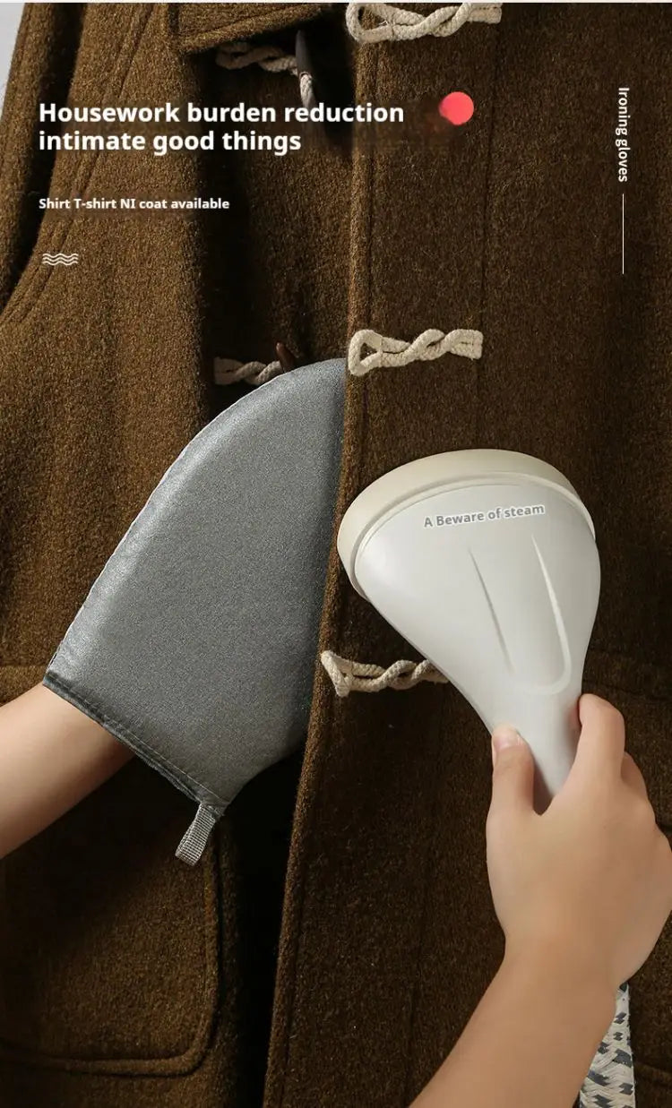 Handheld Mini Ironing Board Heat Resistant Clothes Garment Steamer Board Gloves Household Insulated Handheld Laundry Products