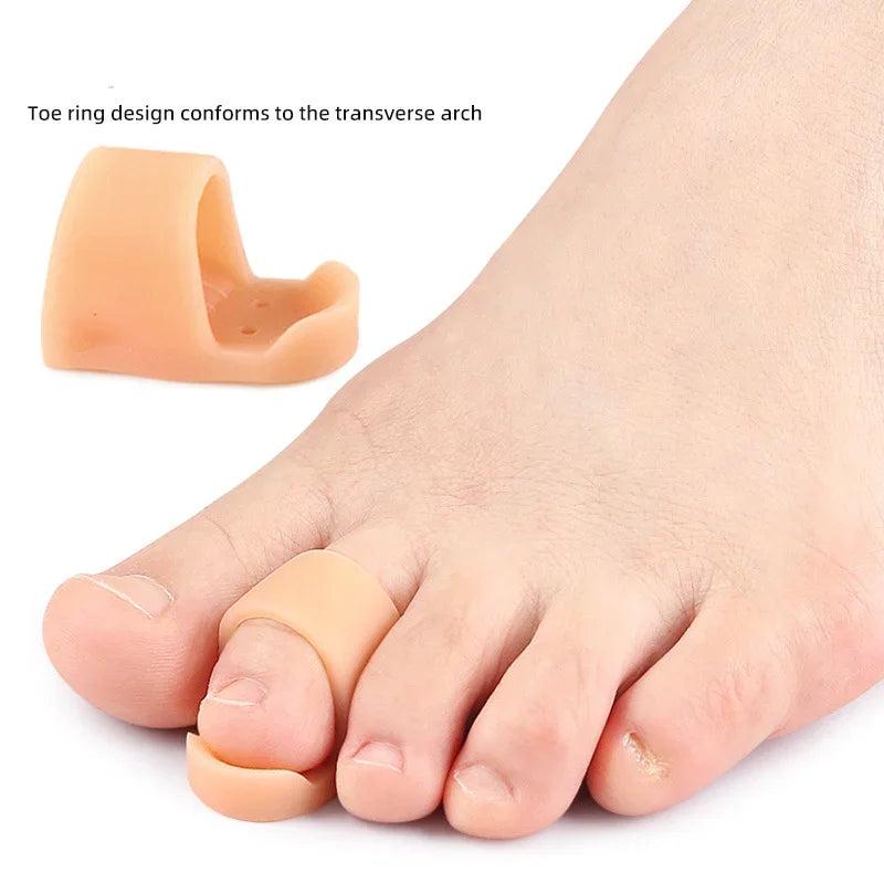 2Pcs Hammer Toe Corrector Hammertoe Straightener for Curled Crooked Bent Claw Toes Stop Toe Overlap and Rubbing Foot Care Tool