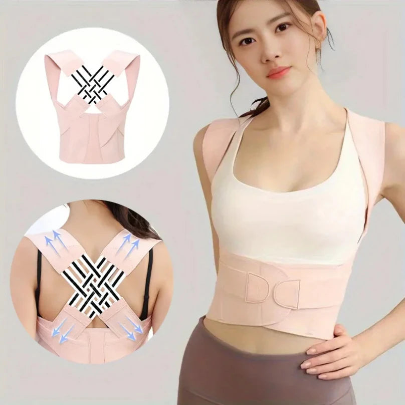 Posture Corrector for Women, Adjustable Shoulder Posture Brace, Back Straightener Posture, Used for Middle Upper Spine