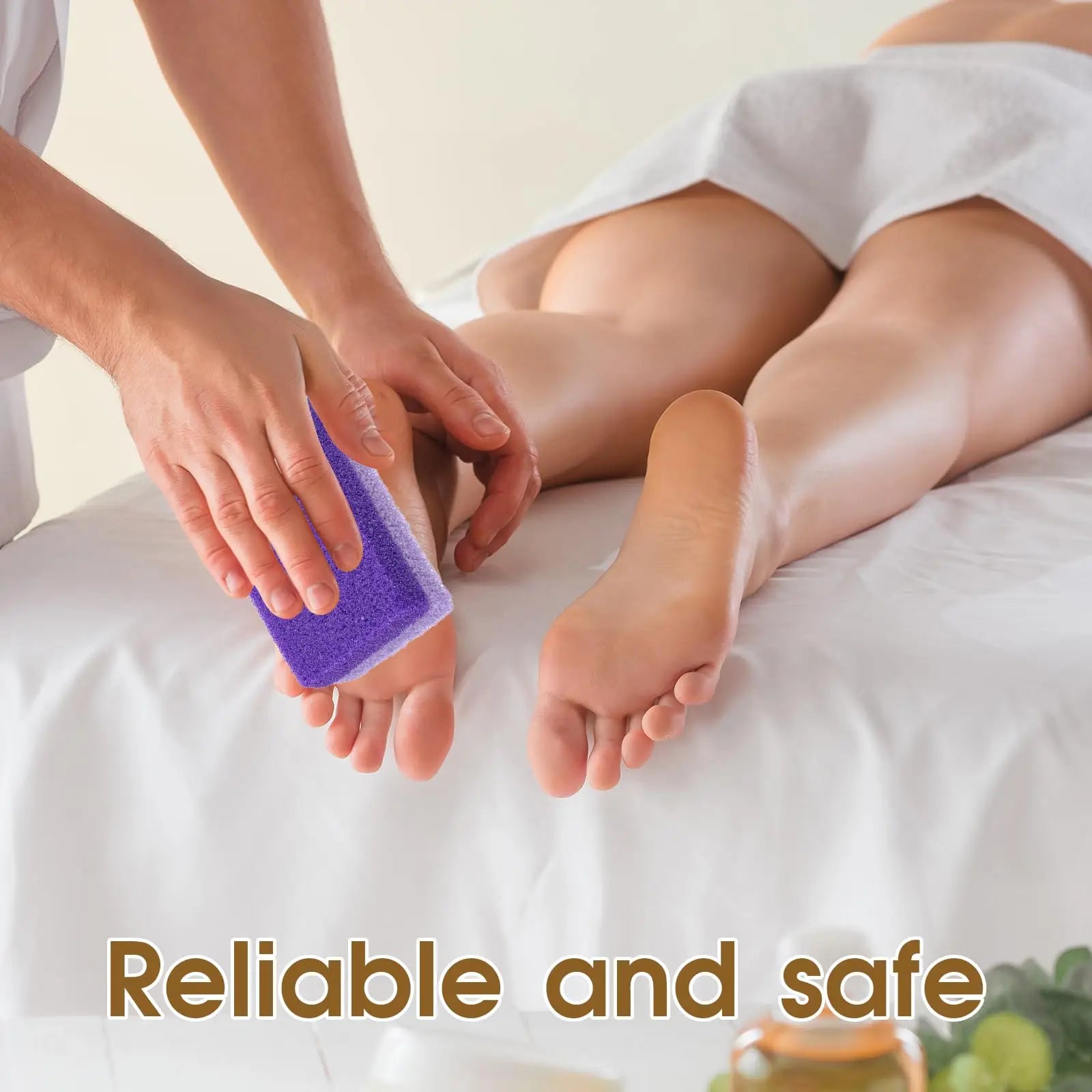 2-in-1 Pumice Stone And Foot Scrubber Callus Remover for Hard Skin Dead Skin Remover for Feet Heels Hands And Body