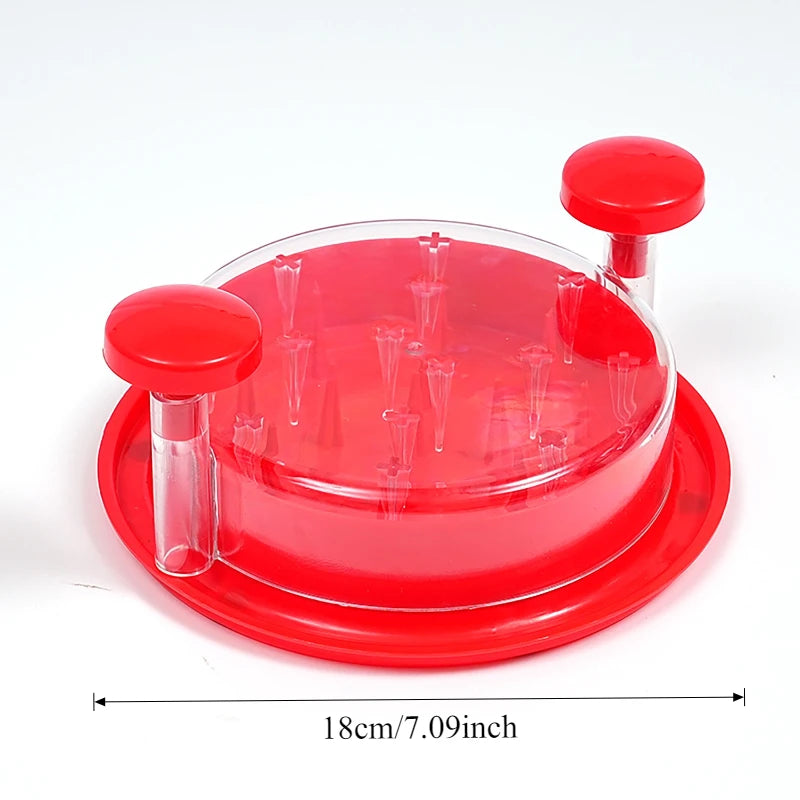 Chicken Shredder with Transparent Cover Hand Shred Machine Torn Chicken Anti-Slip Base for Chopping Chicken, Beef, Vegetables