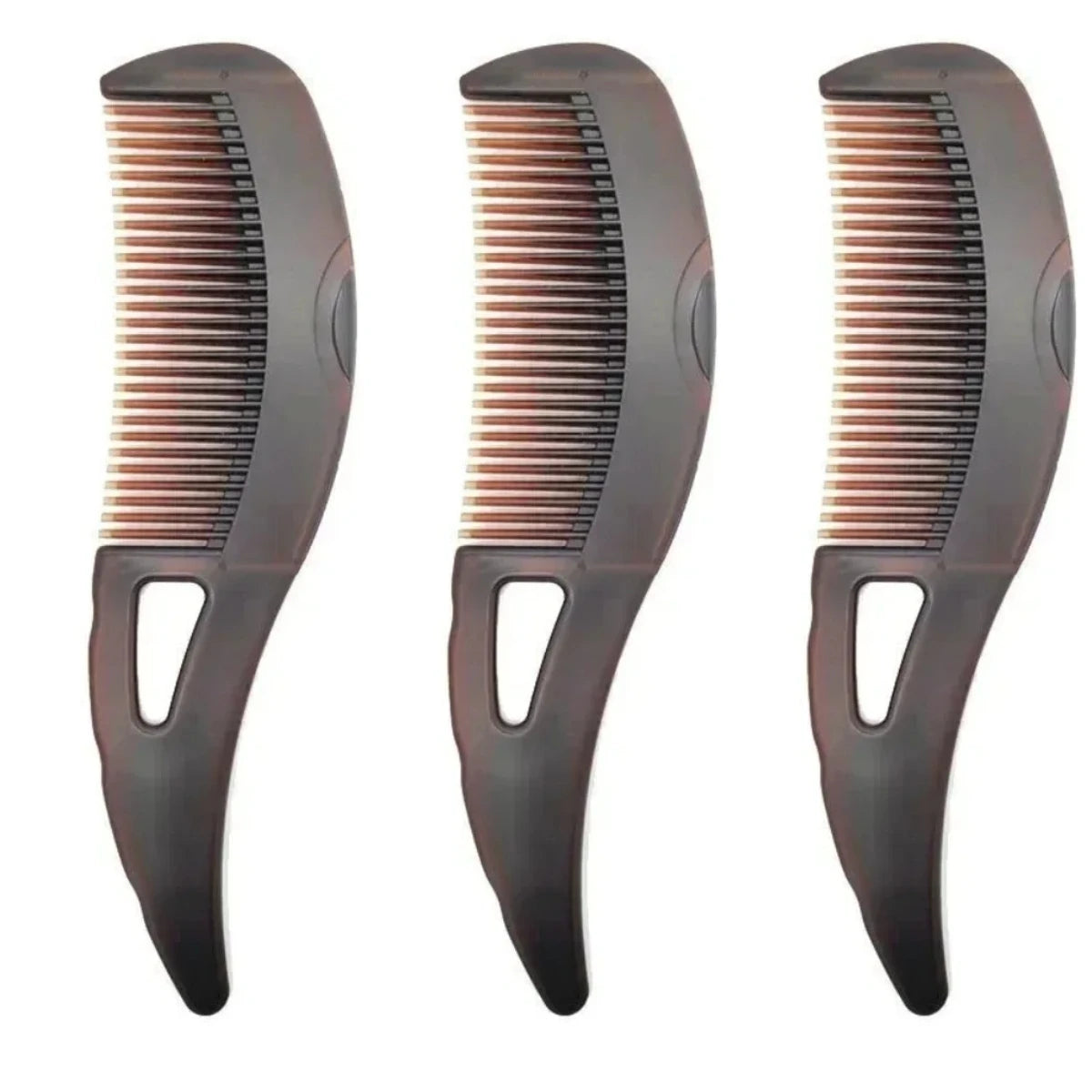 1/3Pc Dandruff Comb Hollow Tooth Button Combs Detoxing Energy Massage Scalp Psoriasis Combs Lice Comb Multifunctional Hair Brush