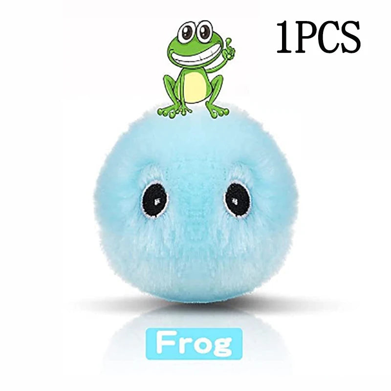 Interactive Ball Smart Cat Toys Plush Electric Catnip Training Toy Kitten Touch Sounding Pet Product Squeak Toy Ball