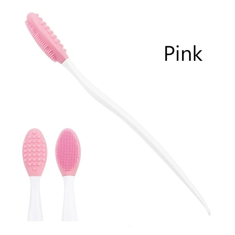 Beauty Skin Care Wash Face Silicone Brush Exfoliating Nose Clean Blackhead Removal Brushes Tools With Replacement Head