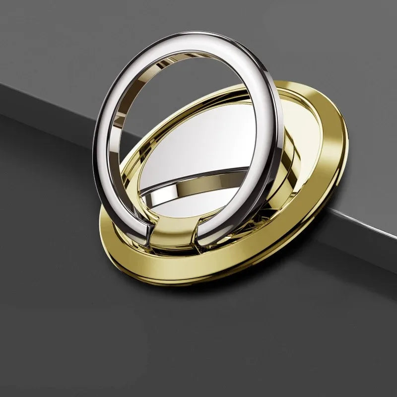 Finger Ring Holder Stand Grip 360 Rotating For Mobile Phone Car Magnetic Mount Phone Back Sticker Pad Unniversal Bracket