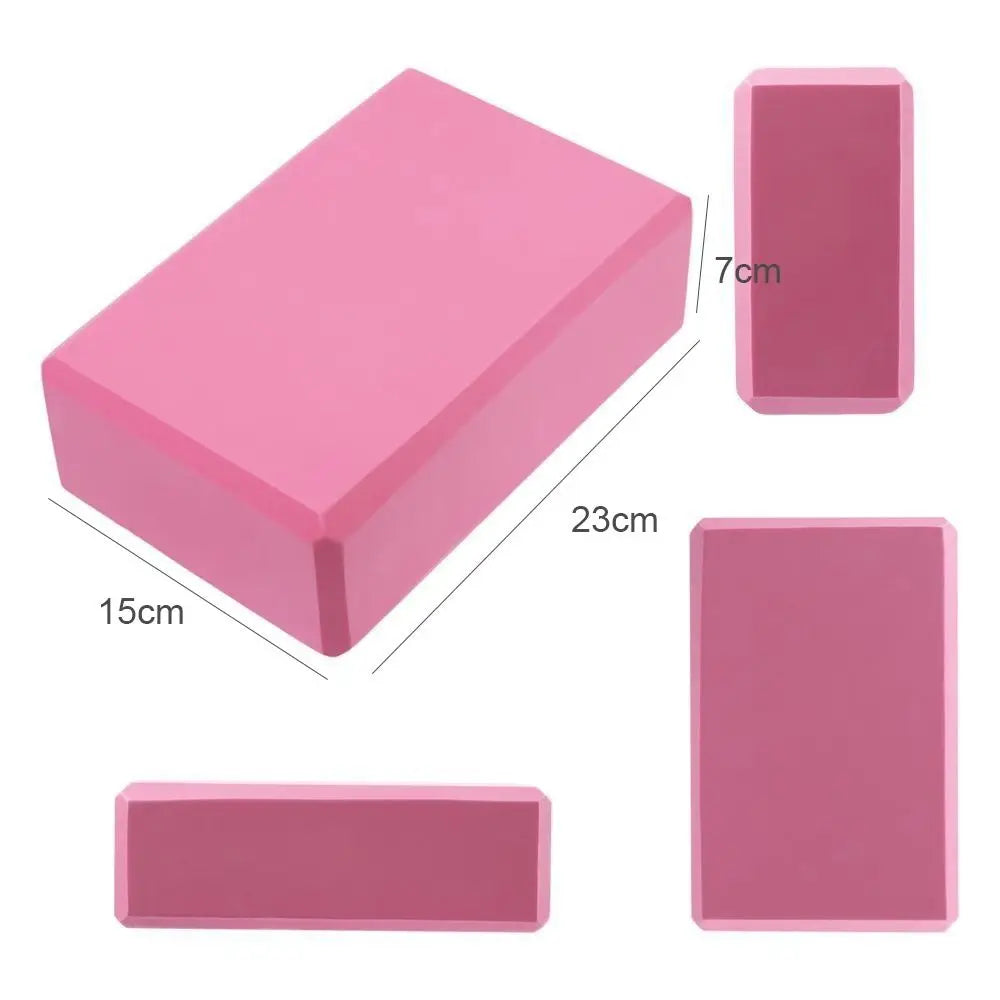 Durable Sports Stretching EVA Exercise Pilates Yoga Block Brick Gym Foam Fitness Equipment