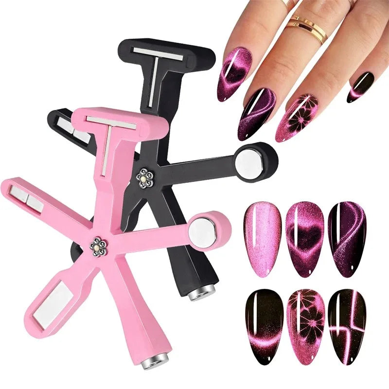 5/6-IN-1 Strong Magnetic Stick for Cat Eye Gel Polish Nail Magnet Tool Magnet Pen Nails Art Design Glitter Effect Manicure Tools