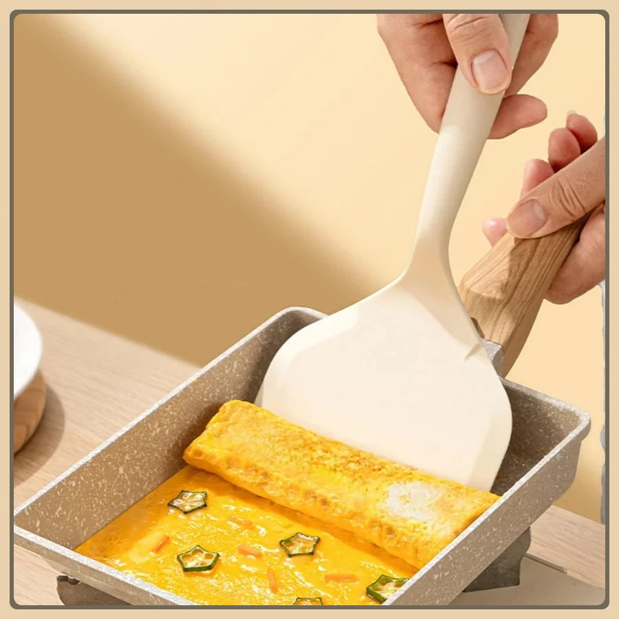 Silicone Heat resistant spatula household food grade non-stick Frying pan sushi steak fish pancake baking Scoop Kitchen Tool