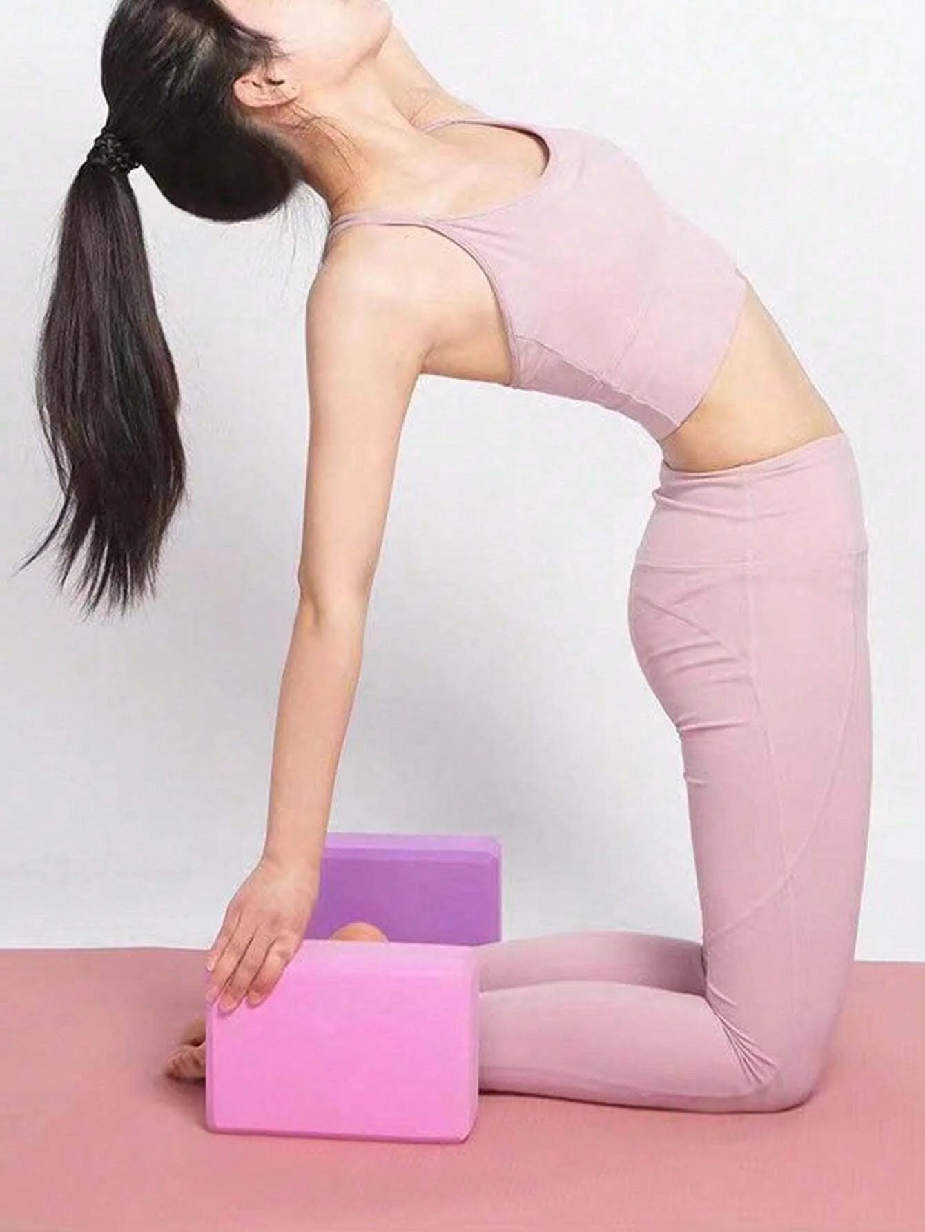 Durable Sports Stretching EVA Exercise Pilates Yoga Block Brick Gym Foam Fitness Equipment