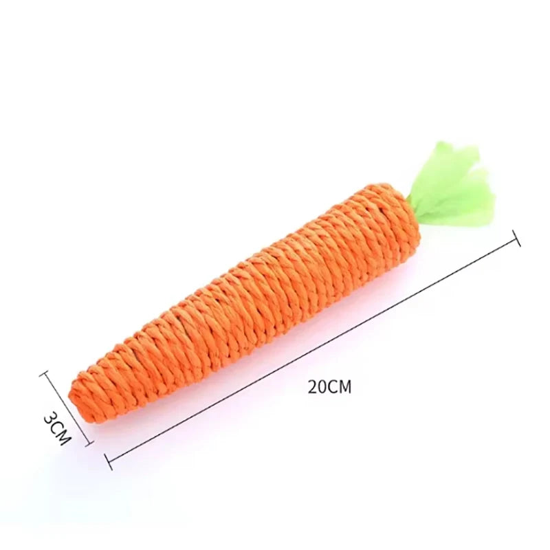 Cat toy carrot grinding stick tear resistant scratch resistant self entertaining toy suitable for cats to play with
