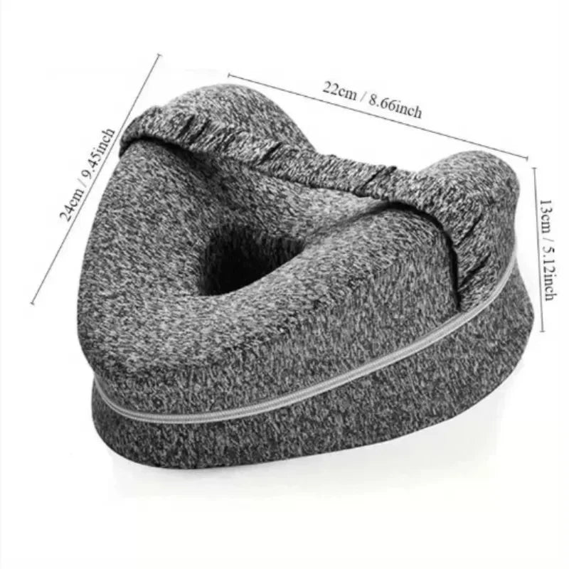 Memory Leg Pillow Hollow Heart Pregnancy Side Sleeper Sciatica Orthopedic Sciatica Back Hip Relief Pillow For Bed, Sofa